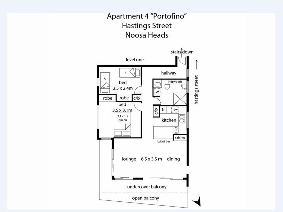 Апартаменты Portofino 4 Hastings Street 59 Нуза Хедс Экстерьер фото